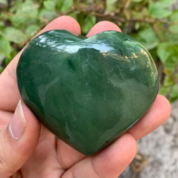 145g Top Quality Green Nephrite Jade Heart Stone, Nephrite Jade, Nephrite, Nephrite Jade Heart Stone, Jade Heart, Nephrite Heart, Nephrite