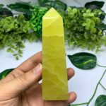 400g Best Quality Lemon Calcite Tower