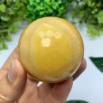230g Beautiful Mango Calcite Sphere
