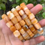 Best Quality Orange Banded Calcite Bracelet