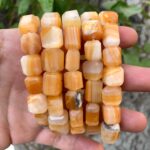 Best Quality Orange Banded Calcite Bracelet