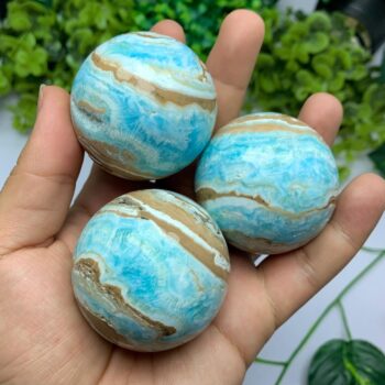 Beautiful Quality Blue Aragonite Sphere, Aragonite Calcite Sphere, Blue Aragonite Calcite Sphere, Calcite Sphere, Aragonite Ball, Calcite