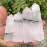 Beautiful UV-Reactive Pink Calcite Tower