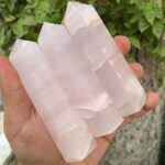 Beautiful UV-Reactive Pink Calcite Tower