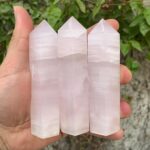 Beautiful UV-Reactive Pink Calcite Tower