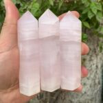 Beautiful UV-Reactive Pink Calcite Tower