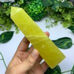 535g Best Quality Lemon Calcite Tower