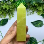 360g Best Quality Lemon Calcite Tower