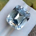 28.4 Ct’s 100% Natural Loupe Clean Cushion Cut Aquamarine
