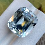 28.4 Ct’s 100% Natural Loupe Clean Cushion Cut Aquamarine