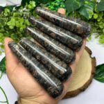 Beautiful Astrophyllite Garnet Wand