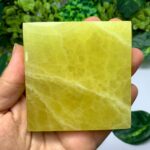 295g Best Quality Yellow Lemon Calcite Tile