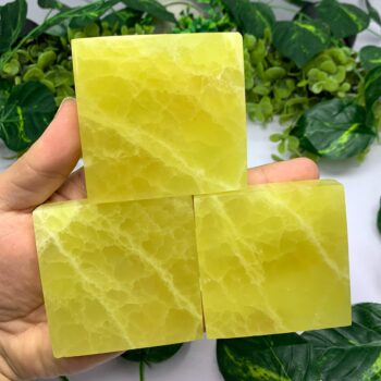 Beautiful Quality Yellow Lemon Calcite Tile