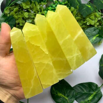 Beautiful Lemon Calcite Tower