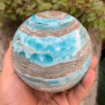 2 Kg Best Quality Blue Aragonite Calcite Sphere