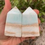 Beautiful Blue Caribbean Calcite Tower