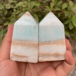 Beautiful Blue Caribbean Calcite Tower