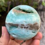 460g Best Quality Blue Smithsonite Sphere