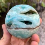 460g Best Quality Blue Smithsonite Sphere