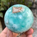 480g AAA Quality Blue Smithsonite Sphere