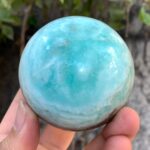400g Beautiful Quality Blue Smithsonite Sphere