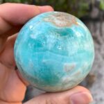 285g Best Quality Blue Smithsonite Sphere