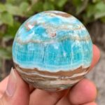 180g Best Quality Blue Aragonite Sphere
