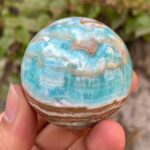 180g Best Quality Blue Aragonite Sphere