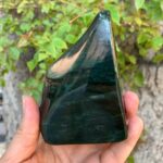 625g Best Quality Dark Green Nephrite Jade