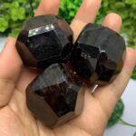 3 Pcs Best Quality Lustrous Red Almandine Faceted Garnet