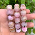 Best Quality Pink Aragonite Calcite Beads Bracelet