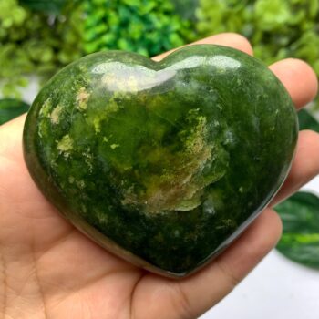 200g Best Quality Green Jade Heart, Shah Maqsood Jade Heart, Green Jade Heart, Jade Stone Heart, Polished Jade Heart, Jade Heart, Green Jade