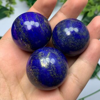 3 Pcs Beautiful Blue Lapis Lazuli Sphere, Lapis Lazuli Sphere, Lapis Blue Sphere, Lapis Lazuli Ball, Lapis Polished Spheres, Lapis Spheres