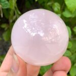 308g Beautiful UV-Reactive Pink Mangano Calcite Sphere