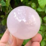 308g Beautiful UV-Reactive Pink Mangano Calcite Sphere