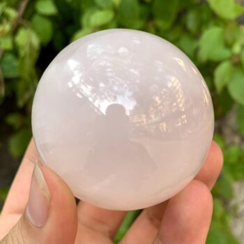 299g Beautiful UV-Reactive Pink Mangano Calcite Sphere, Pink Calcite Sphere, Calcite Sphere, Pink Calcite Ball, Pink Calcite Ball, Calcite