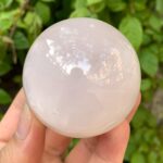 299g Beautiful UV-Reactive Pink Mangano Calcite Sphere