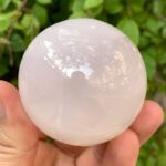 299g Beautiful UV-Reactive Pink Mangano Calcite Sphere