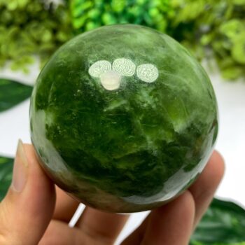 380g Top Quality Green Transparent Jade Sphere, Shah Maqsood Jade Sphere, Green Jade Sphere, Green Jade Stone Ball, Green Jade Ball, Jade