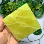 485g AAA Quality Yellow Lemon Calcite Tile