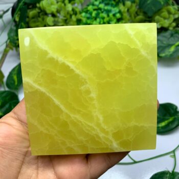 410g AAA Quality Yellow Lemon Calcite Tile, Calcite Tile, Calcite Slab, Lemon Calcite Slabs, Yellow Lemon Calcite Slab, Calcite Stone Slabs