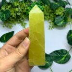 325g Best Quality Lemon Calcite Tower
