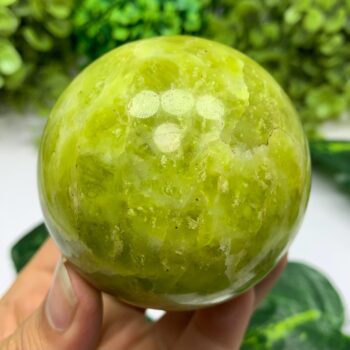 475g Best Quality Yellow Transparent Jade Sphere, Shah Maqsood Jade Sphere, Yellow Jade Sphere, Yellow Polished Jade Ball, Yellow Jade Ball