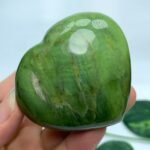 118g Beautiful Green Tremolite Heart Stone