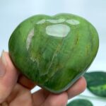 118g Beautiful Green Tremolite Heart Stone
