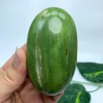 148g Best Quality Green Tremolite Palm Stone