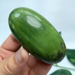 108g Beautiful Green Tremolite Palm Stone