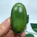 108g Beautiful Green Tremolite Palm Stone