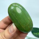 80g Beautiful Green Tremolite Palm Stone