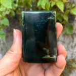 300g Best Quality Dark Green Nephrite Jade